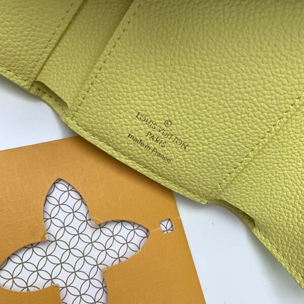 Louis Vuitton Unisex Victorine Wallet Lemon Yellow Monogram Empreinte Embossed Supple Grained Cowhide - Image 10