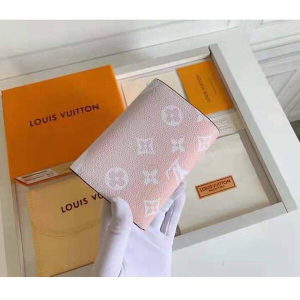 Louis Vuitton Unisex Victorine Wallet Mist Gray Monogram Coated Canvas Cowhide Leather - Image 8