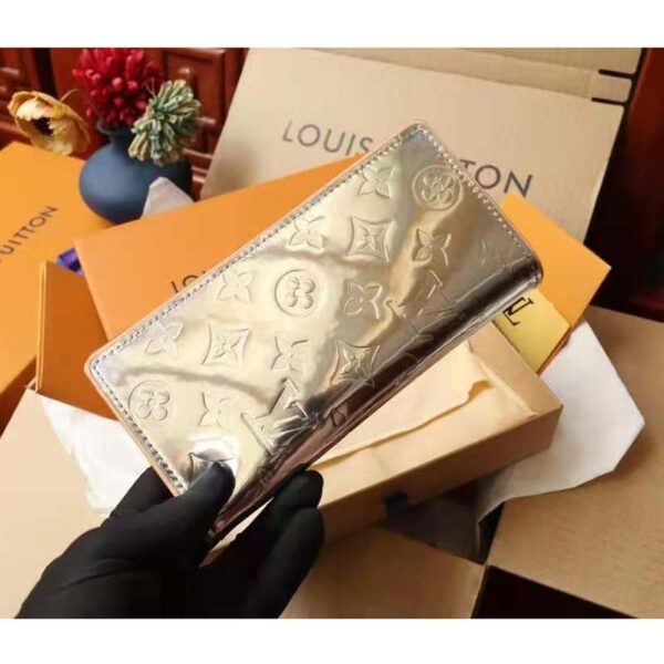 Louis Vuitton Unisex Zippy Wallet Vertical LV Mirror Mirror Monogram Mirror Coated Canvas - Image 7