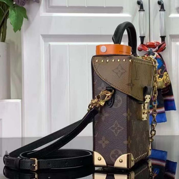 Louis Vuitton Women Camera Box Monogram Monogram Reverse Coated Canvas Cowhide Leather - Image 4