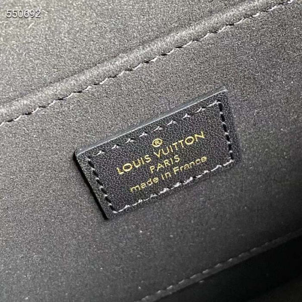 Louis Vuitton Women Dauphine MM Handbag Black Black Epi Grained Cowhide Leather - Image 10