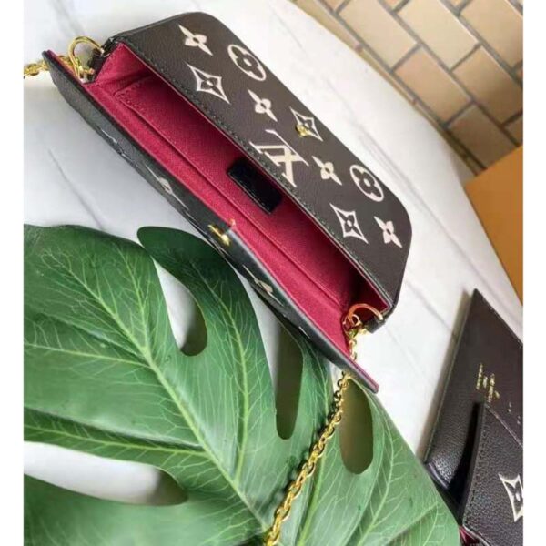 Louis Vuitton Women Félicie Pochette Monogram Empreinte Embossed Supple Grained Cowhide Leather - Image 5