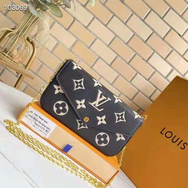 Louis Vuitton Women Félicie Pochette Monogram Empreinte Embossed Supple Grained Cowhide Leather - Image 3