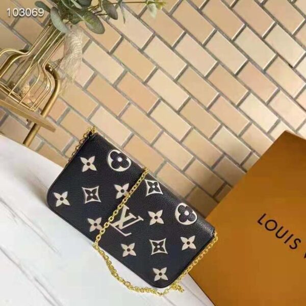 Louis Vuitton Women Félicie Pochette Monogram Empreinte Embossed Supple Grained Cowhide Leather - Image 4