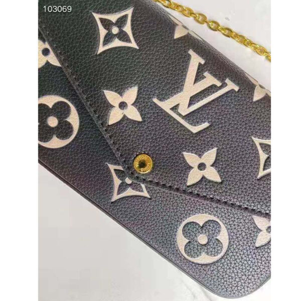Louis Vuitton Women Félicie Pochette Monogram Empreinte Embossed Supple Grained Cowhide Leather - Image 9
