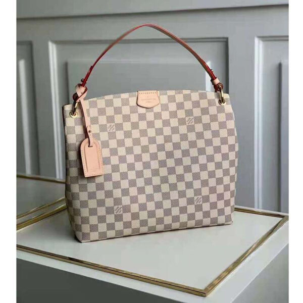 Louis Vuitton Women Graceful PM Hobo Rose Ballerine Pink Monogram Coated Canvas - Image 2