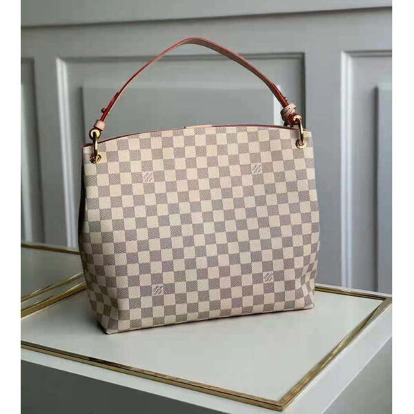 Louis Vuitton Women Graceful PM Hobo Rose Ballerine Pink Monogram Coated Canvas - Image 3