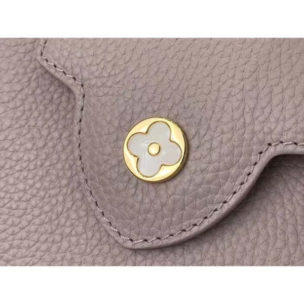 Louis Vuitton Women LV Capucines Mini Handbag Wisteria Taurillon Leather Cowhide - Image 9