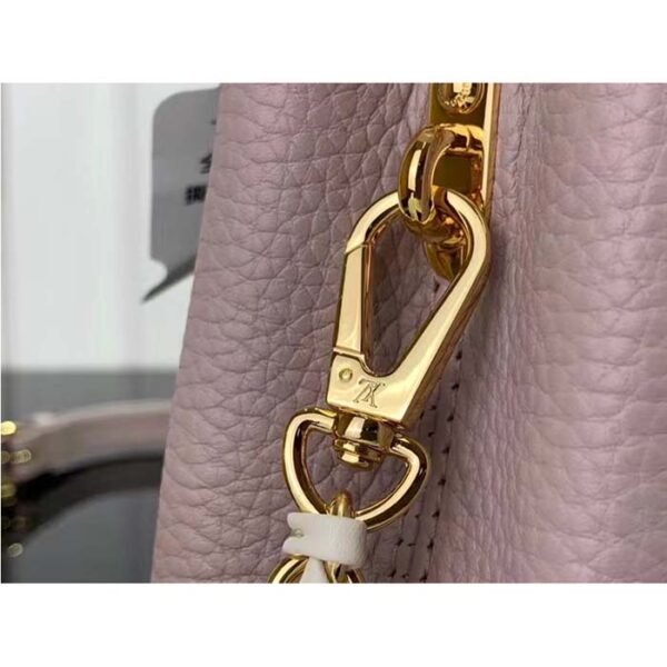 Louis Vuitton Women LV Capucines Mini Handbag Wisteria Taurillon Leather Cowhide - Image 7