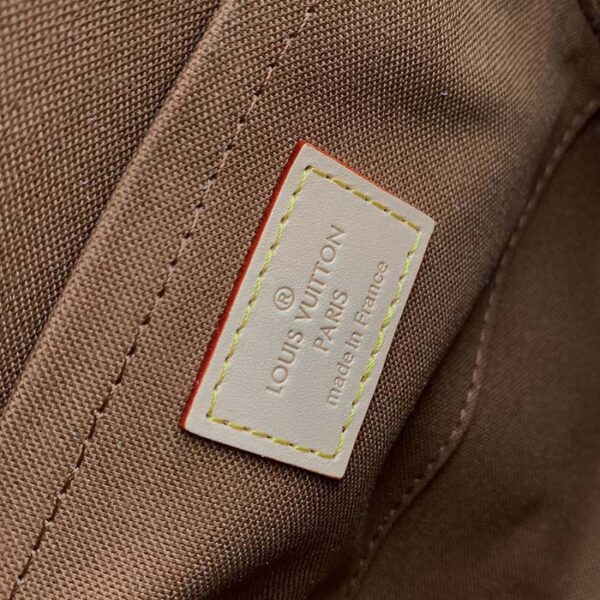 Louis Vuitton Women LV Ellipse PM Handbag Brown Monogram Coated Canvas Cowhide - Image 10