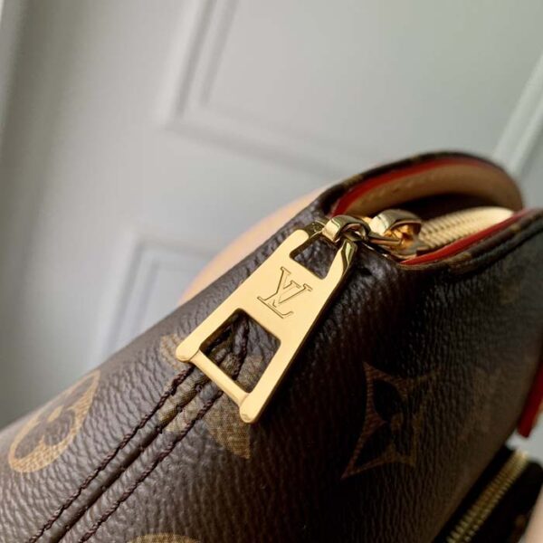 Louis Vuitton Women LV Ellipse PM Handbag Brown Monogram Coated Canvas Cowhide - Image 7