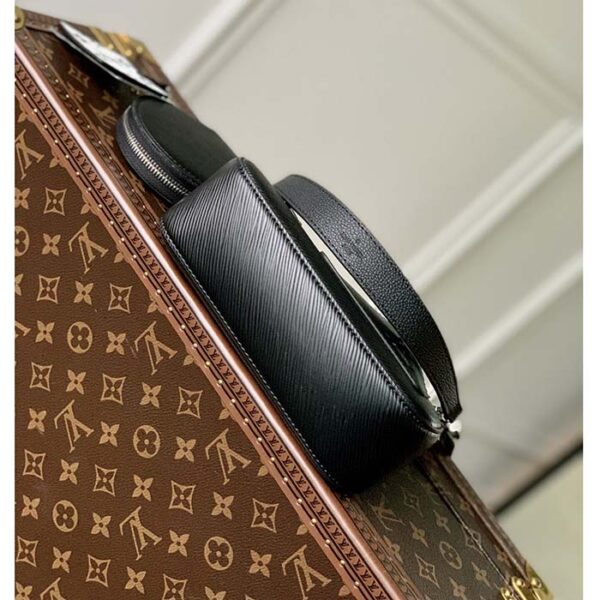 Louis Vuitton Women LV Marellini Handbag Black Epi Grained Cowhide Leather - Image 5