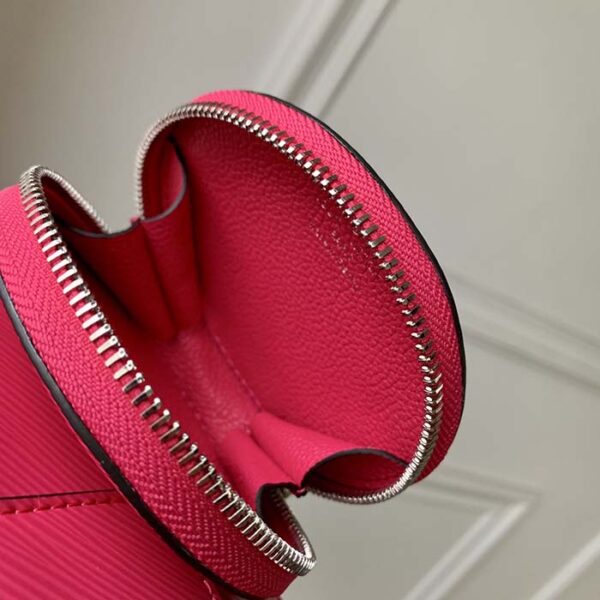 Louis Vuitton Women LV Marellini Handbag Rose Miami Pink Epi Grained Cowhide Leather - Image 9