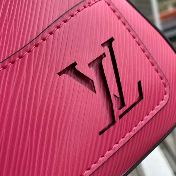 Louis Vuitton Women LV Marellini Handbag Rose Miami Pink Epi Grained Cowhide Leather - Image 7