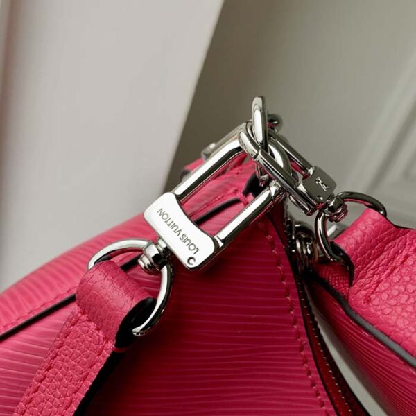 Louis Vuitton Women LV Marellini Handbag Rose Miami Pink Epi Grained Cowhide Leather - Image 10
