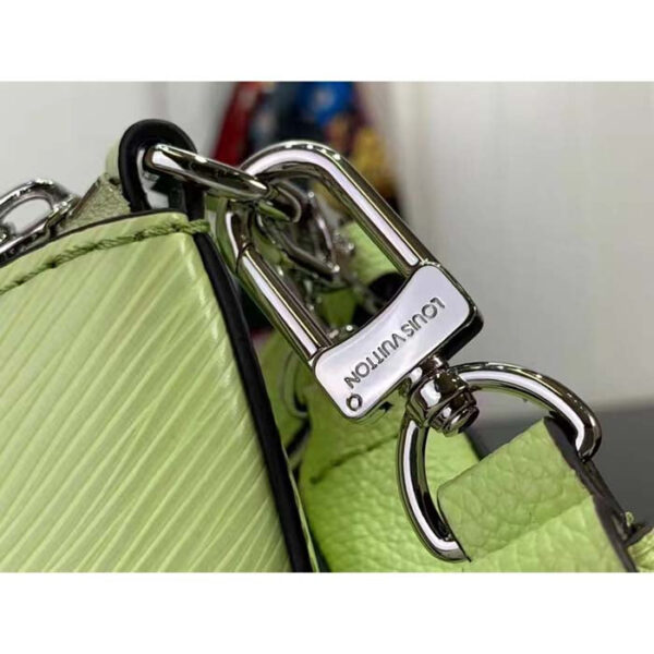Louis Vuitton Women LV Marellini Handbag Vert Noto Green Epi Grained Smooth Cowhide Leather - Image 8