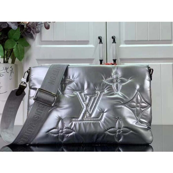 Louis Vuitton Women LV Maxi Multi-Pochette Accessoires Silver Pale Pink Recycled Nylon Econyl - Image 3