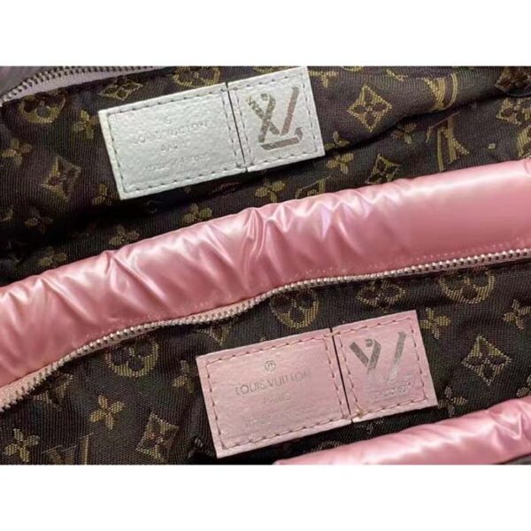 Louis Vuitton Women LV Maxi Multi-Pochette Accessoires Silver Pale Pink Recycled Nylon Econyl - Image 9
