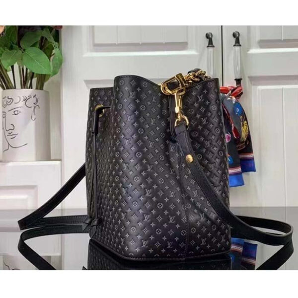 Louis Vuitton Women LV Néonoé BB Black Calfskin Calfskin - Image 3