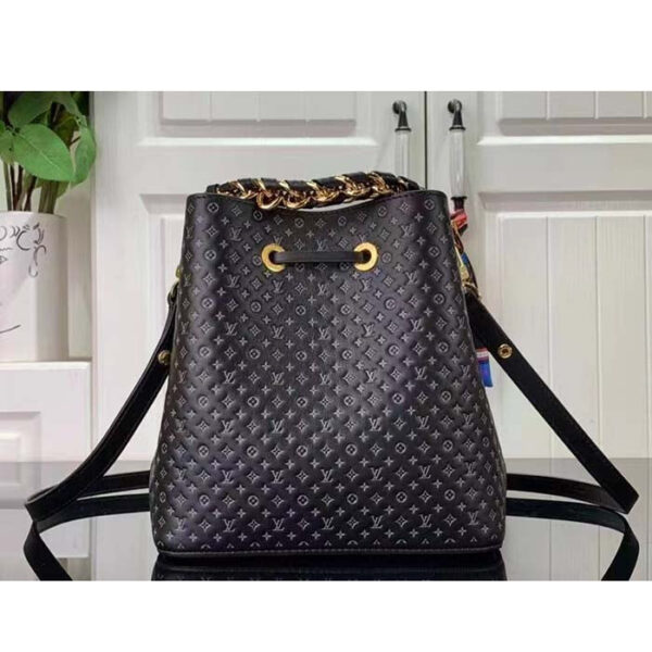 Louis Vuitton Women LV Néonoé BB Black Calfskin Calfskin - Image 4