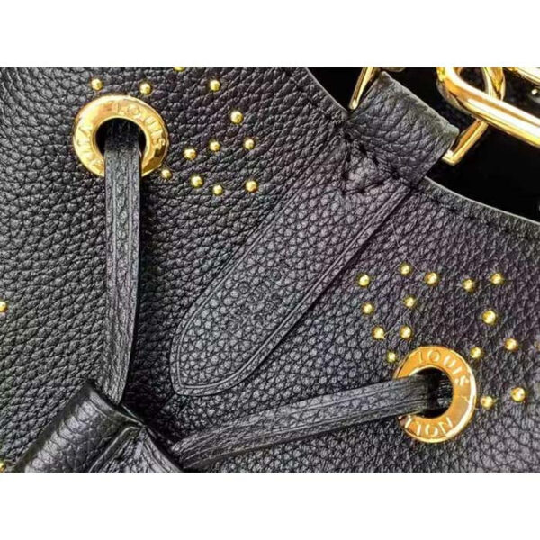 Louis Vuitton Women LV Néonoé BB Black Monogram Empreinte Grained Cowhide Leather Studs - Image 8