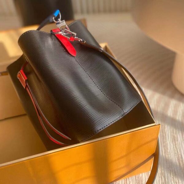 Louis Vuitton Women LV Néonoé BB Black Safran Yellow Epi Grained Cowhide Leather - Image 4
