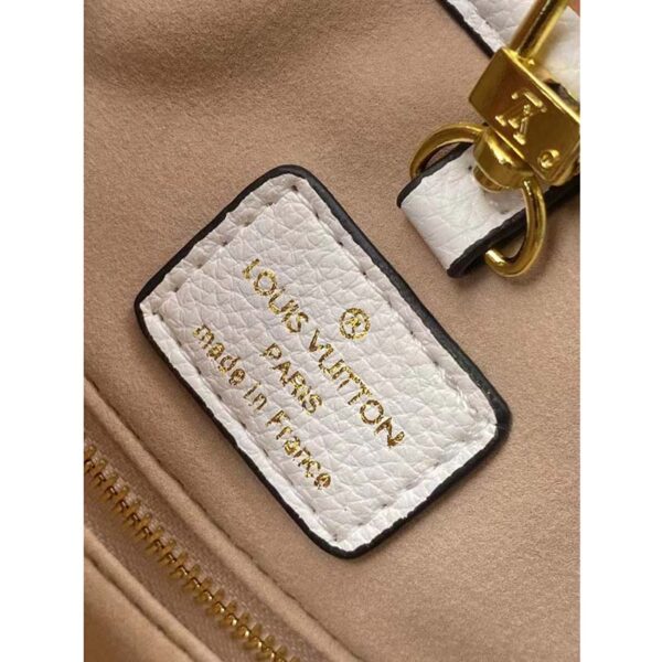 Louis Vuitton Women LV Neverfull MM Carryall Tote Bag Printed Embossed Grained Cowhide - Image 9