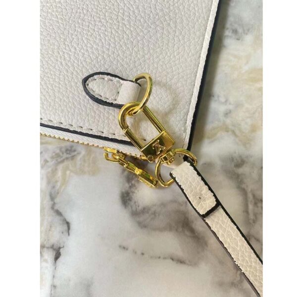 Louis Vuitton Women LV Neverfull MM Carryall Tote Bag Printed Embossed Grained Cowhide - Image 10