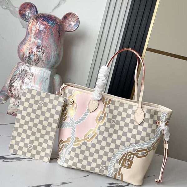 Louis Vuitton Women LV Neverfull MM Tote New Spring Collection Nautical - Image 3