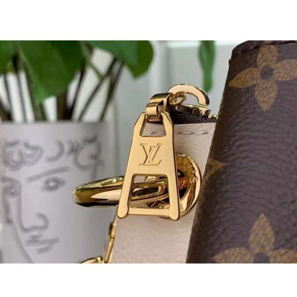 Louis Vuitton Women LV Opéra BB Cream Monogram Coated Canvas Cowhide Leather - Image 9
