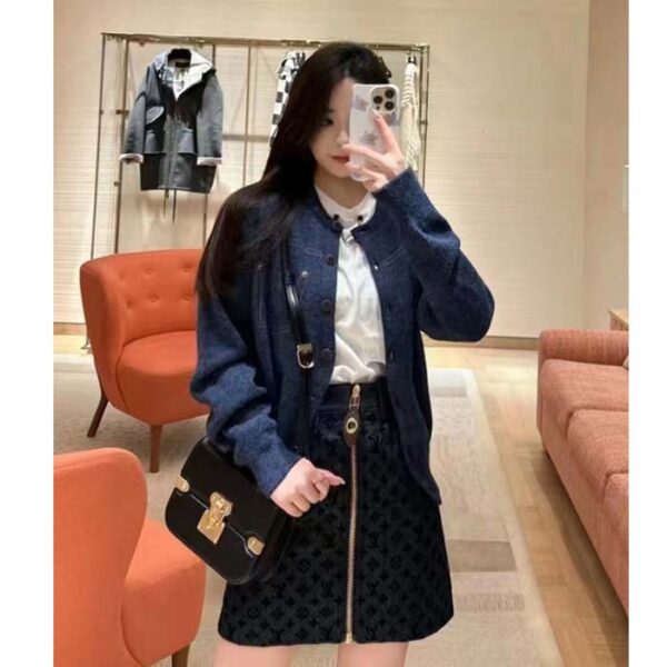 Louis Vuitton Women LV Orsay MM Handbag Black Cowhide Leather Flap Closure N-Lock - Image 13