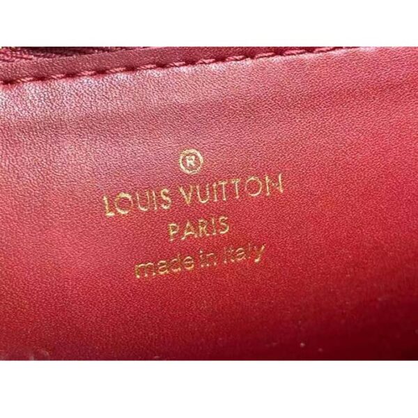 Louis Vuitton Women LV Orsay MM Handbag White Cowhide Leather Flap Closure N-Lock - Image 9