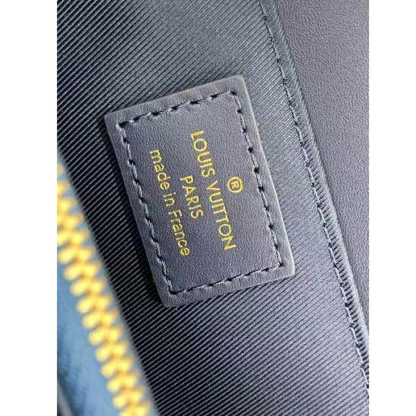 Louis Vuitton Women LV Pochette Métis East West Handbag Blue Monoglam Coated Canvas - Image 10