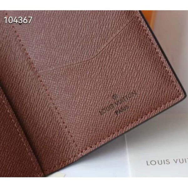 Louis Vuitton Unisex LV Pocket Organizer Monogram Coated Canvas Calf Leather - Image 8