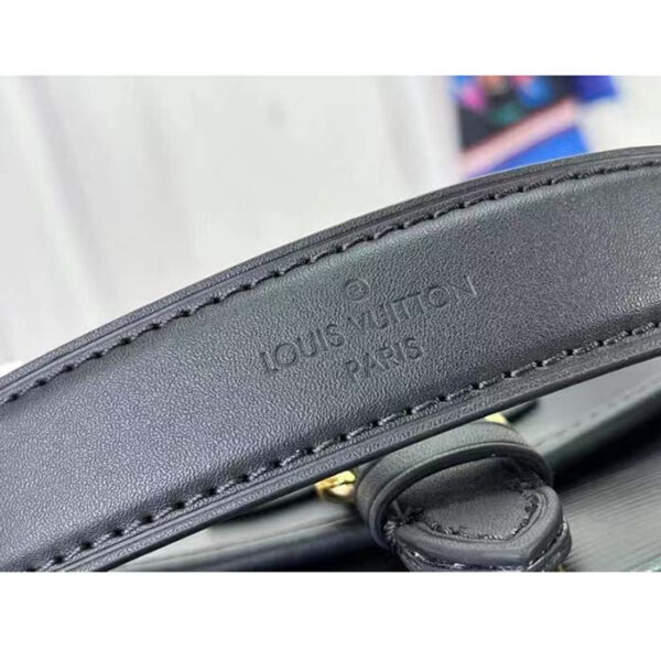 Louis Vuitton Women LV Saumur BB Black Epi Grained Cowhide Leather - Image 9