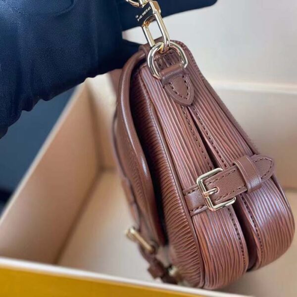 Louis Vuitton Women LV Saumur BB Cognac Brown Epi Grained Cowhide Leather - Image 7