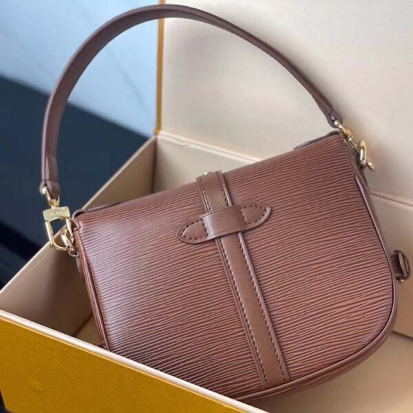 Louis Vuitton Women LV Saumur BB Cognac Brown Epi Grained Cowhide Leather - Image 3