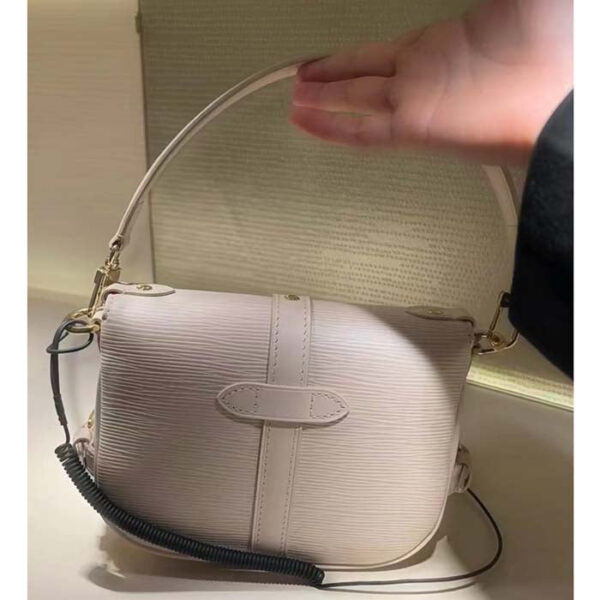 Louis Vuitton Women LV Saumur BB Quartz Epi Grained Cowhide Leather - Image 9