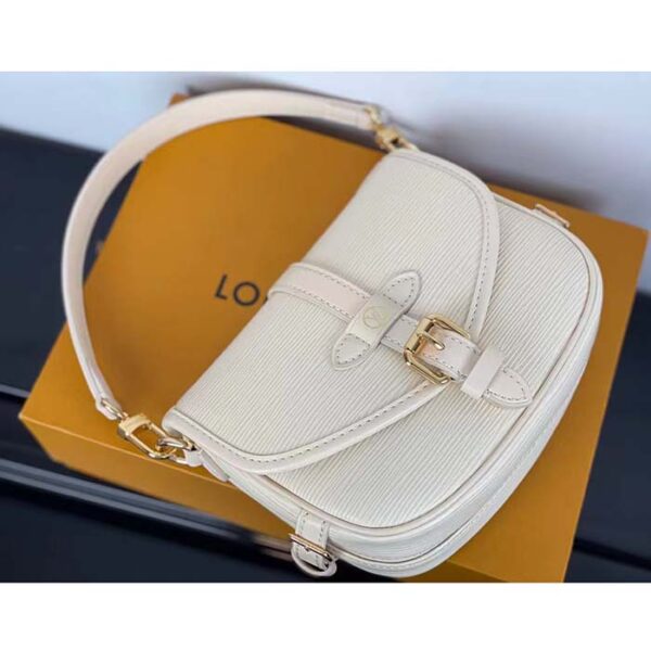 Louis Vuitton Women LV Saumur BB Quartz Epi Grained Cowhide Leather - Image 3