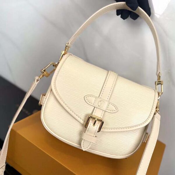 Louis Vuitton Women LV Saumur BB Quartz Epi Grained Cowhide Leather - Image 4
