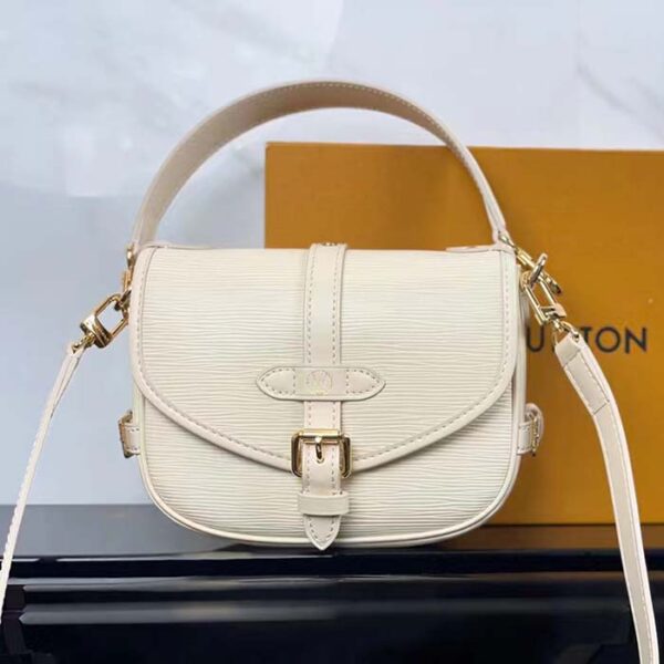 Louis Vuitton Women LV Saumur BB Quartz Epi Grained Cowhide Leather - Image 2