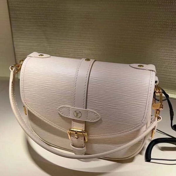 Louis Vuitton Women LV Saumur BB Quartz Epi Grained Cowhide Leather - Image 5