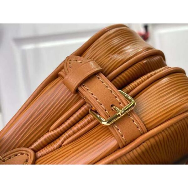 Louis Vuitton Women LV Saumur BB Safran Brown Epi Grained Cowhide Leather - Image 8
