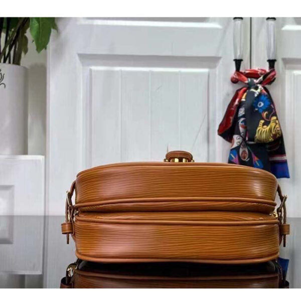 Louis Vuitton Women LV Saumur BB Safran Brown Epi Grained Cowhide Leather - Image 5