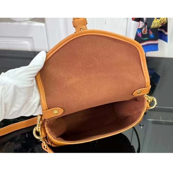 Louis Vuitton Women LV Saumur BB Safran Brown Epi Grained Cowhide Leather - Image 6