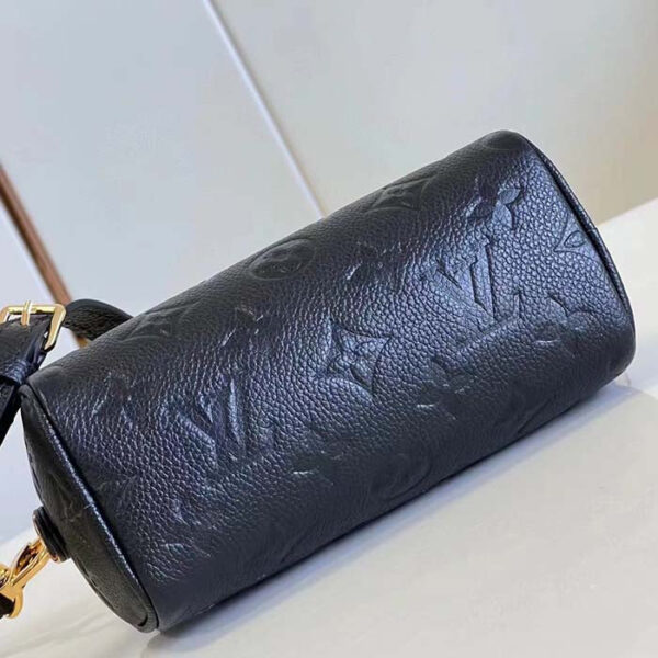 Louis Vuitton Women LV Speedy Bandoulière 20 Black Embossed Grained Cowhide Leather - Image 5