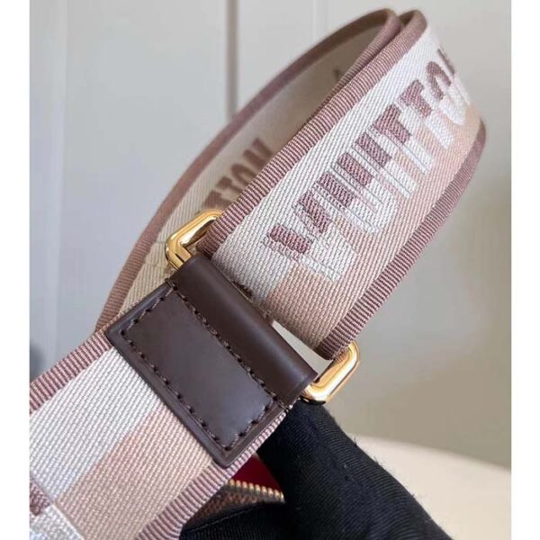 Louis Vuitton Women LV Speedy Bandoulière 20 Damier Ebene Coated Canvas Cowhide Leather - Image 11