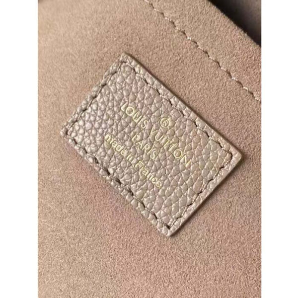 Louis Vuitton Women LV Speedy Bandouliere 20 Handbag Gray Beige Monogram Empreinte Embossed Cowhide - Image 11