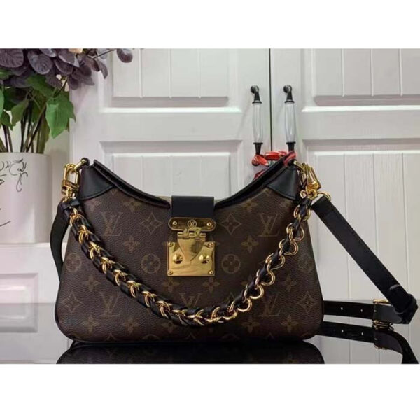 Louis Vuitton Women LV Twinny Monogram Reverse Coated Canvas Cowhide Leather - Image 2