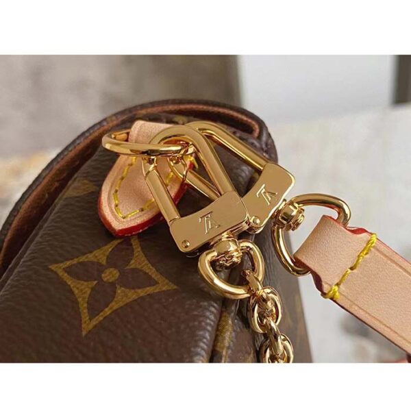 Louis Vuitton Women LV Wallet On Chain Ivy Brown Monogram Coated Canvas - Image 8